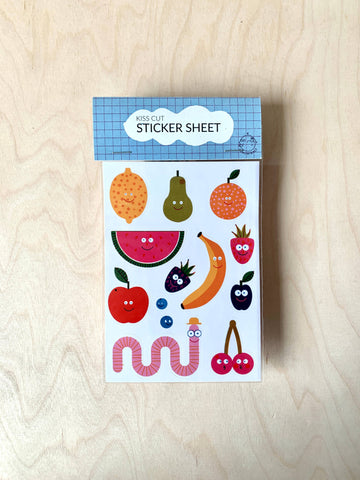 Stickerbogen Fruits / Jungwiealt