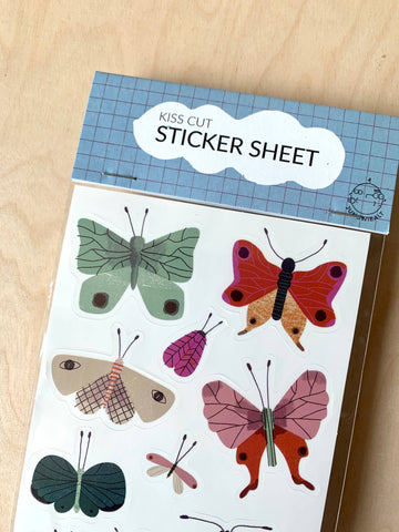 Stickerbogen Butterfly / Jungwiealt