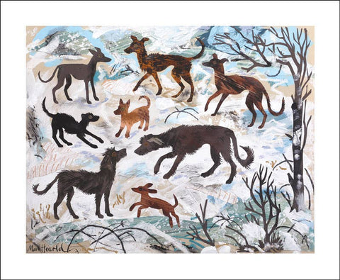 Grußkarte „Sounds in the Snow“ / Mark Hearld