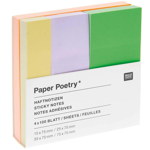 Haftnotizen „Sticky Notes Pastell“ Groß / Rico Design