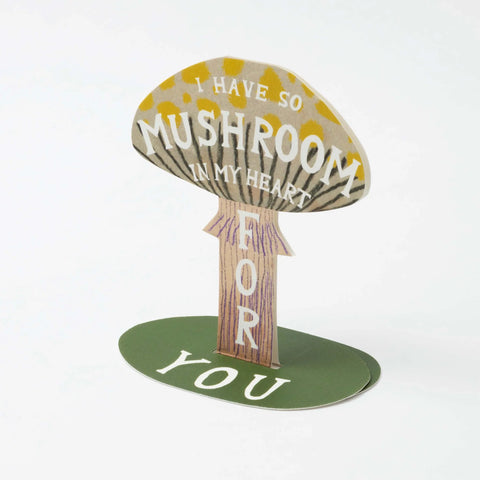 Glückwunschkarte "Mushroom" Stand up card / Hadley