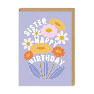 Glückwunschkarte "Flowers Beautiful Birthday card"/ Ohh Deer