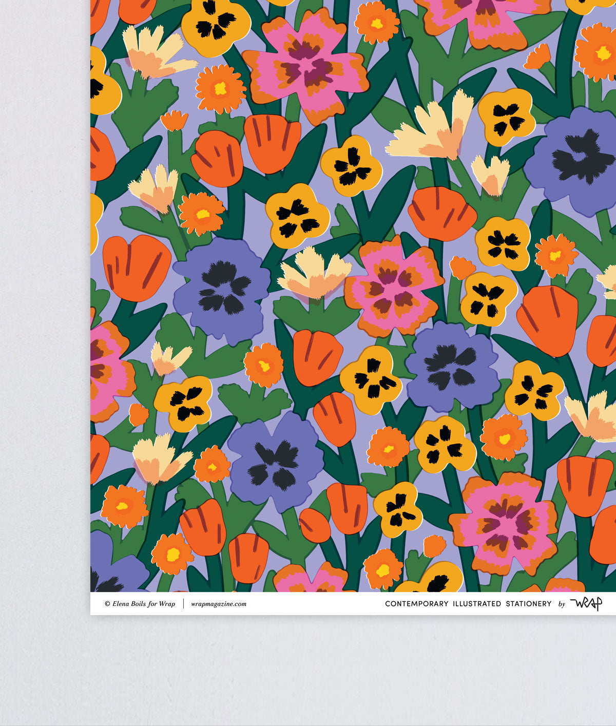 Geschenkpapier  "Wild Flowers" / Wrap