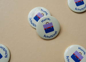 Button „Hurra! Schulkind“  / tinyday