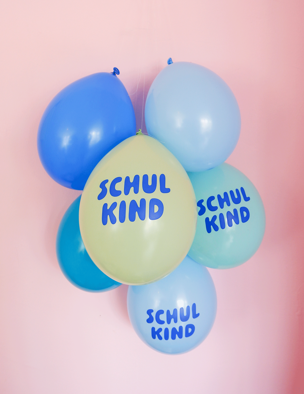 Luftballons  „Schulkind“ blau  / tinyday