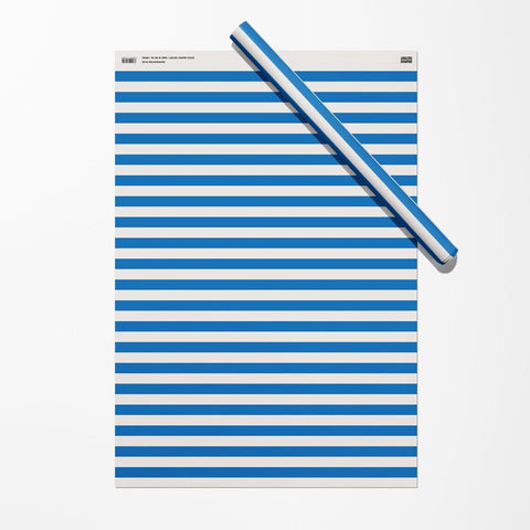 Geschenkpapier "Blue Stripes" / Graphic Factory