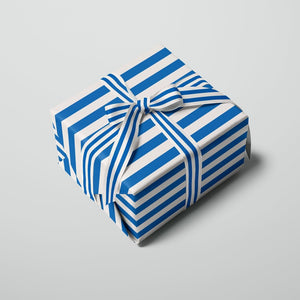 Geschenkpapier "Blue Stripes" / Graphic Factory