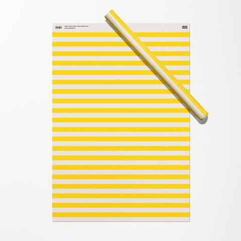 Geschenkpapier "Yellow Stripes" / Graphic Factory