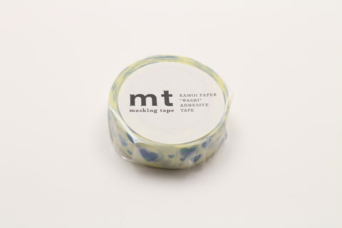 MASKING TAPE "Heart Stamp Blue" / MT