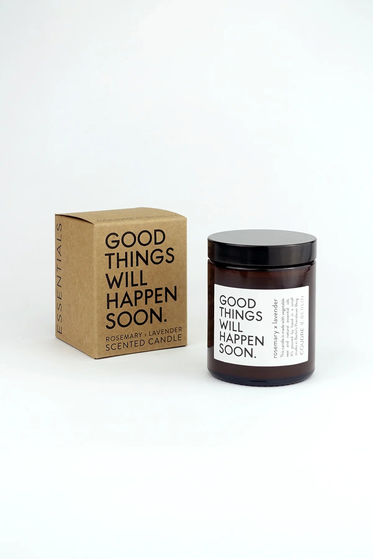 Duftkerze "Good Things Will Happen Soon" Rosemary x Lavender / Coudre Berlin