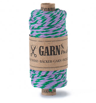 Bäcker- Garn zweifarbig 2mm / Garn & Mehr