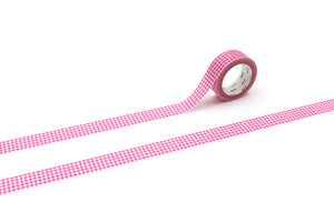 MASKING TAPE "delicate checkered pink" / MT