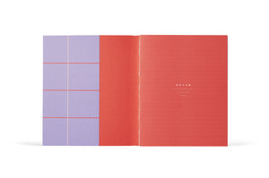 Notizbuch "Uma Medium Check" Lavender / Notem