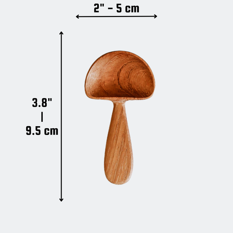 Pilzlöffel aus Holz, Handarbeit