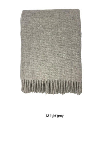 Wolldecke Basic "Light Gray"