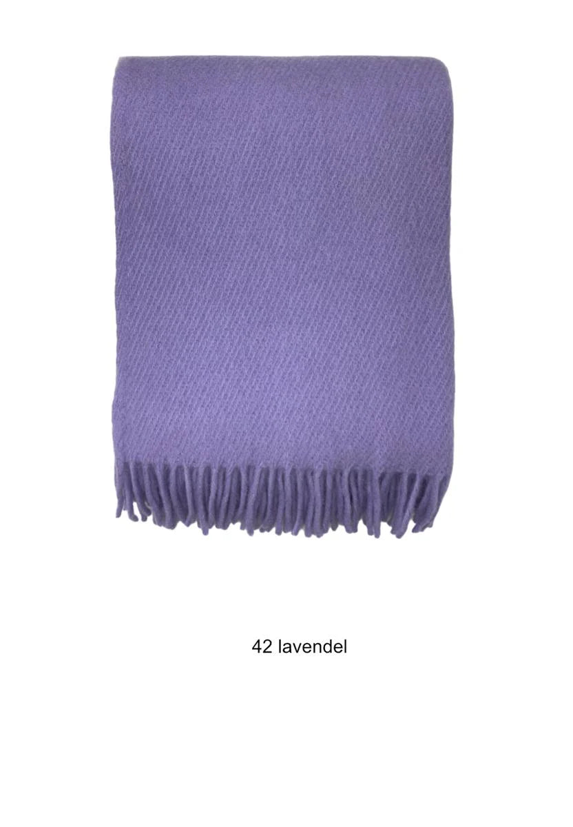 Wolldecke Basic "Lavendel"