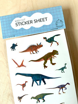 Stickerbogen Dinosaurs / Jungwiealt