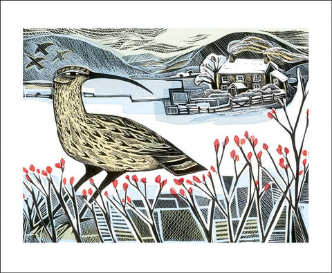 Weihnachtskarte "Winter Bird" / Angela Harding